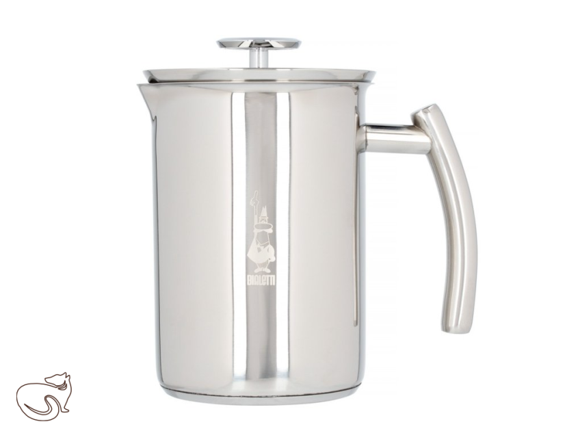 Bialetti - indukční ruční napěňovač mléka nerez ocel,  330 ml