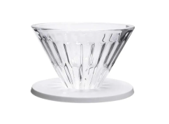 Timemore - Crystal Eye, glass dripper white 02