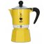 Bialetti - RAINBOW, кавник з мокко жовтий, місткість 6 чашок