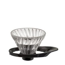 Hario | Dripper na kávu V60-01, Skleněný, Černý