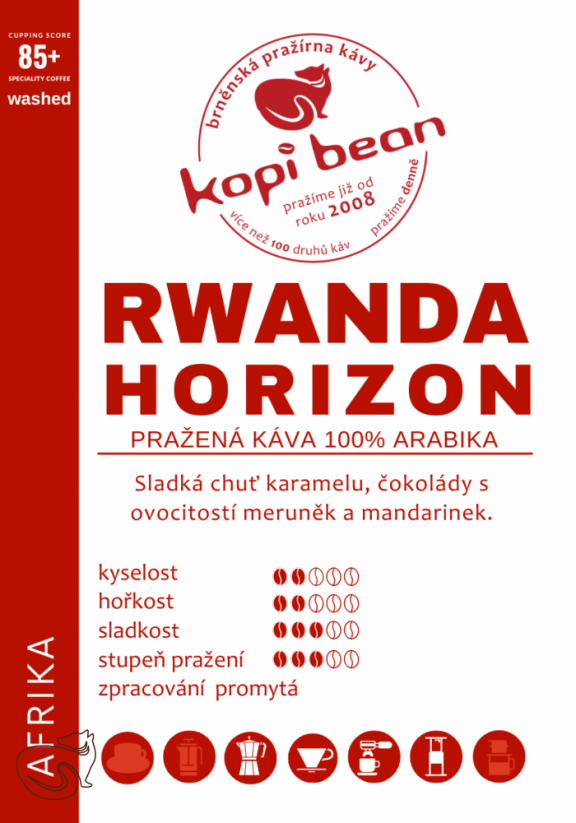Rwanda Horizon - freshly roasted coffee, min. 50 g