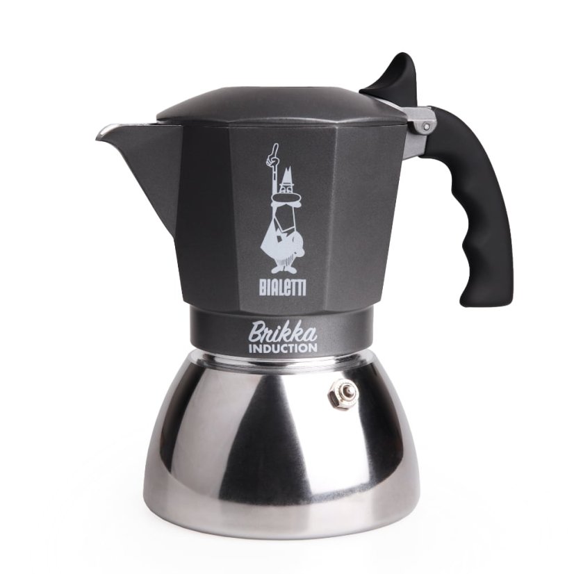 Bialetti - BRIKKA NEW Induction, moka konvička na 4 šálky