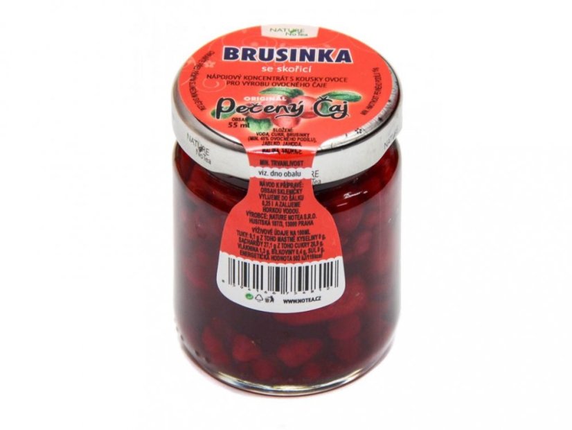 Pražený čaj 60ml, rôzne príchute - Příchuť: Brusinka se skořicí