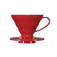 Hario dripper V60-01 plastic, red