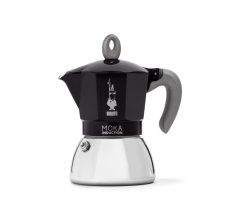 Bialetti | Moka konvička Induction New, 2 šálky, Černá