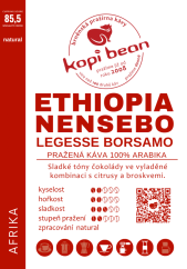 Ethiopia Legesse Borsamo Nensebo - čerstvě pražená káva, min. 50 g