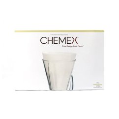 Chemex ФП-2 паперовий напівкруглий фільтр на 1-3 чашки, 100 шт.