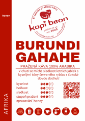 Burundi Gahahe - fresh roasted coffee, min. 50 g