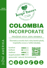 Colombia Incorporate natural, fermented čerstvě pražená káva, min. 50 g