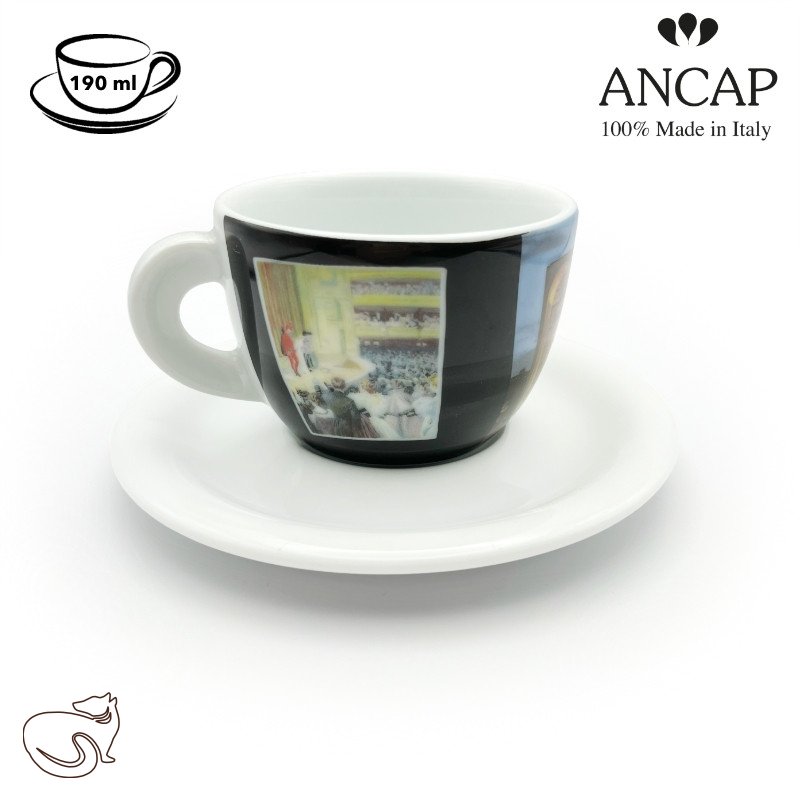 dAncap - šálek s podšálkem cappuccino Grande Musica, New York, 190 ml