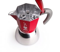 Bialetti | Moka konvička Induction New, 6 šálků, Červená