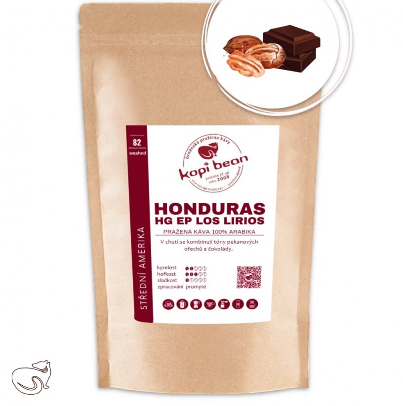 Honduras HG EP Los Lirios - čerstvě pražená káva, min. 50 g