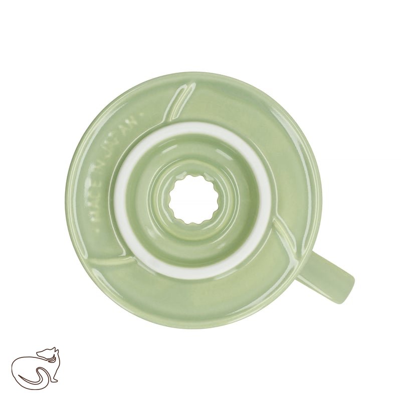 Hario - V60-02 DRIP, light green ceramic coffee machine