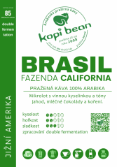 Brasil Fazenda California – čerstvě pražená káva, min. 50g