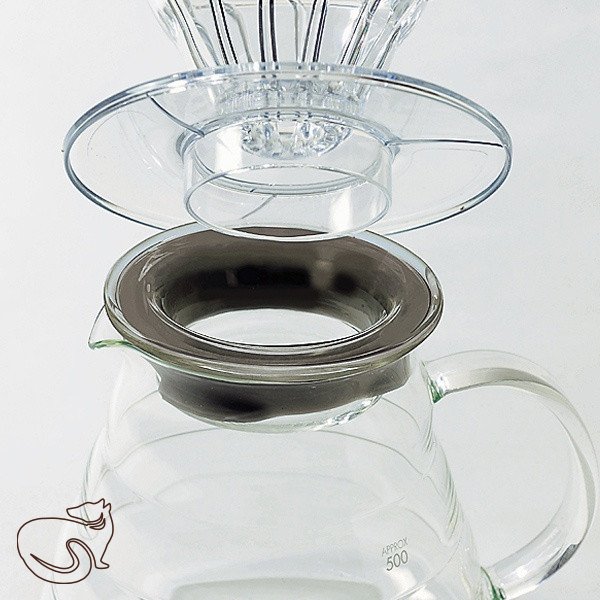 Hario V60-02 Range Server, 600ml, Clear