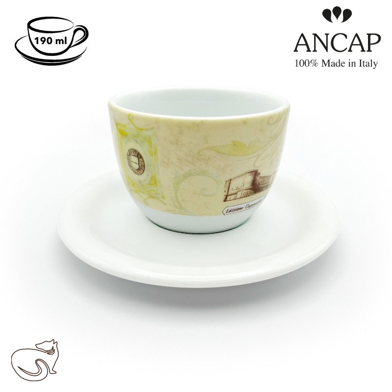 dAncap - šálek na cappuccino Fiorita Napoli, 190 ml