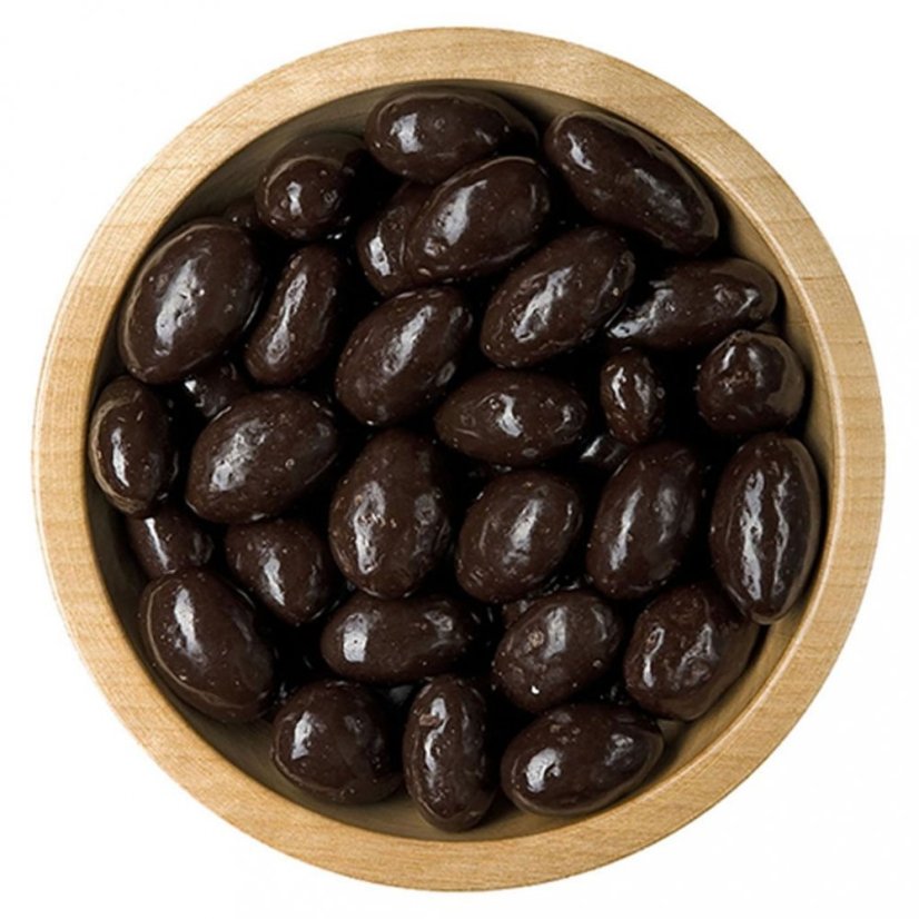 Mandle v hořké čokoládě, min. 100g