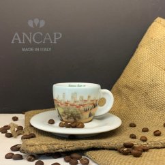 dAncap - Чашка з блюдцем для еспресо Contrade, місто, 60 мл