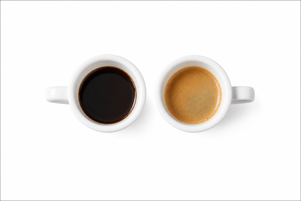 Better Vessel s odděleným espressem a cremou u kávovaru Kopi Bean, Rašínova 10, Brno